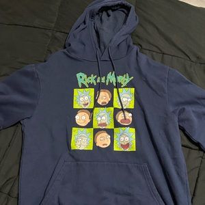 Rick & Morty Navy Blue Sweatshirt
